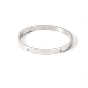 High-grade Titanium Steel Bracelet Gold-plated Diamond Stainless Steel Bracelet Women