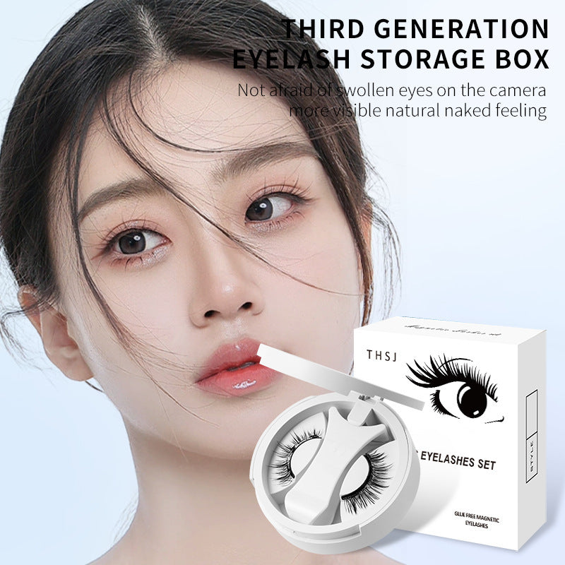 Faux Cils Magnétiques - Cils Naturels avec Applicateur