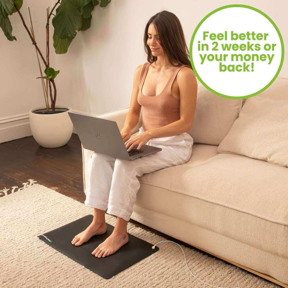 Gas Grounding Conductive Leather Yoga Mat