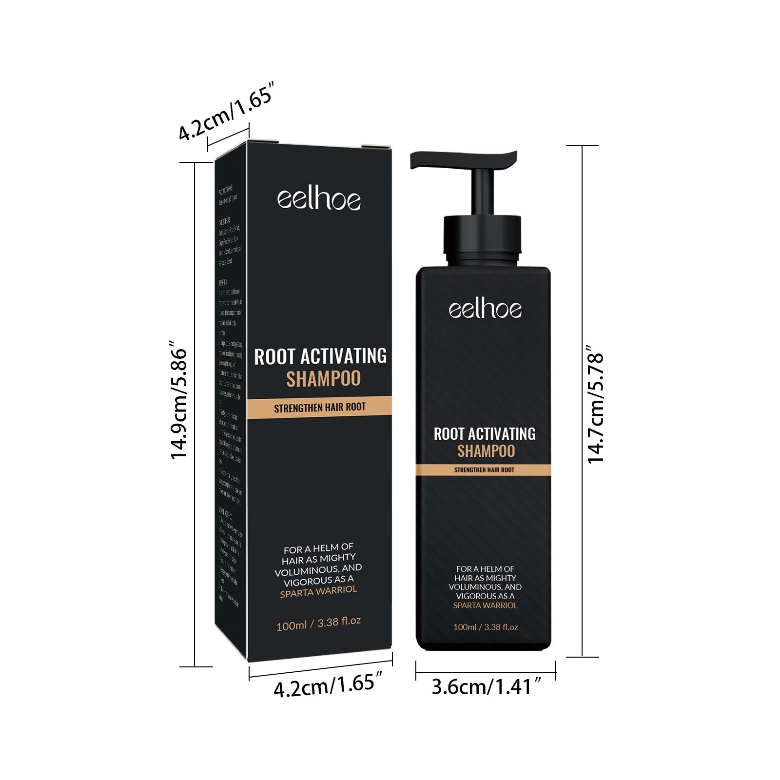 Shampoing Activateur de Racines – Noirceur & Cheveux Plus Épais