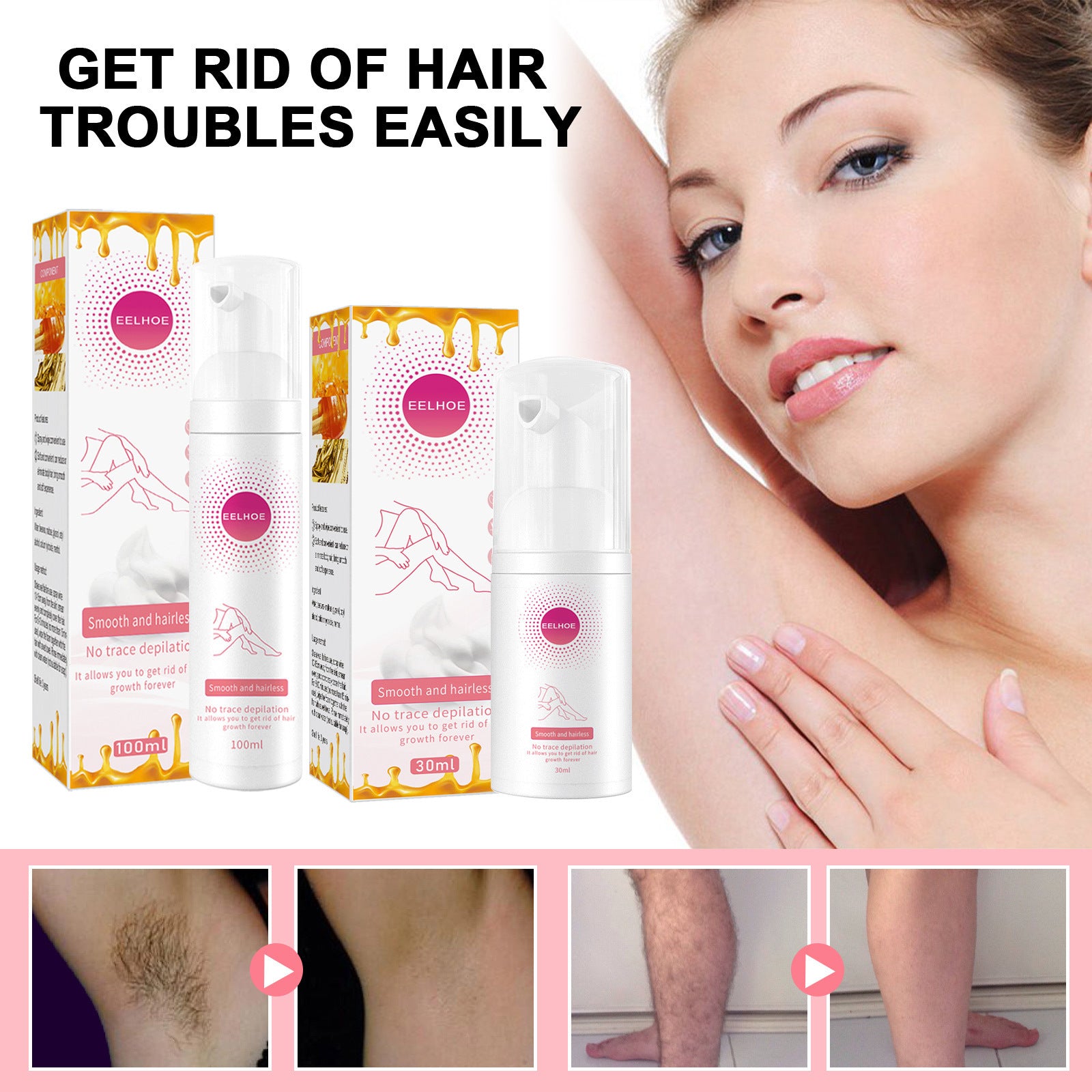 Spray Mousse Dépilatoire Ultra-Doux