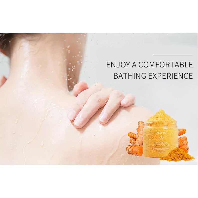 Gommage Visage et Corps Pour Peau Terne Curcuma Nettoyage Profond