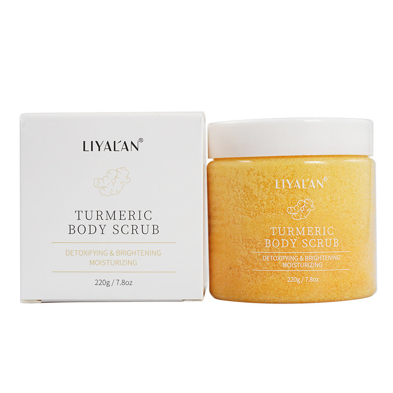 Gommage Visage et Corps Pour Peau Terne Curcuma Nettoyage Profond