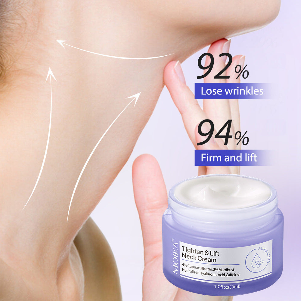 Crème anti-rides pour le cou Raffermir estomper les ridules Anti-âge