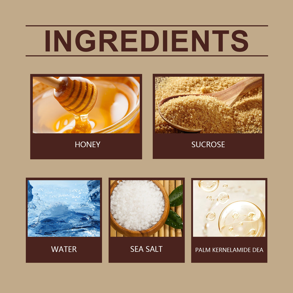 Gommage facial au miel et à la cassonade exfoliant naturel