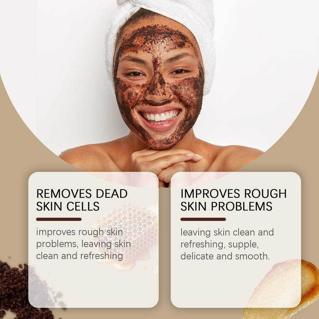 Gommage facial au miel et à la cassonade exfoliant naturel