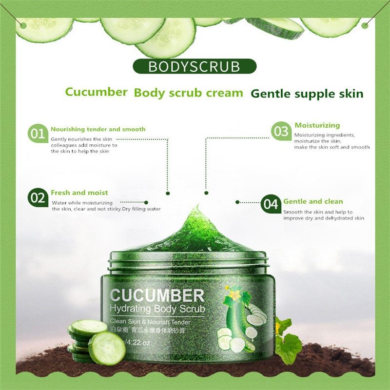 Gommage Visage au Concombre – Peeling Naturel