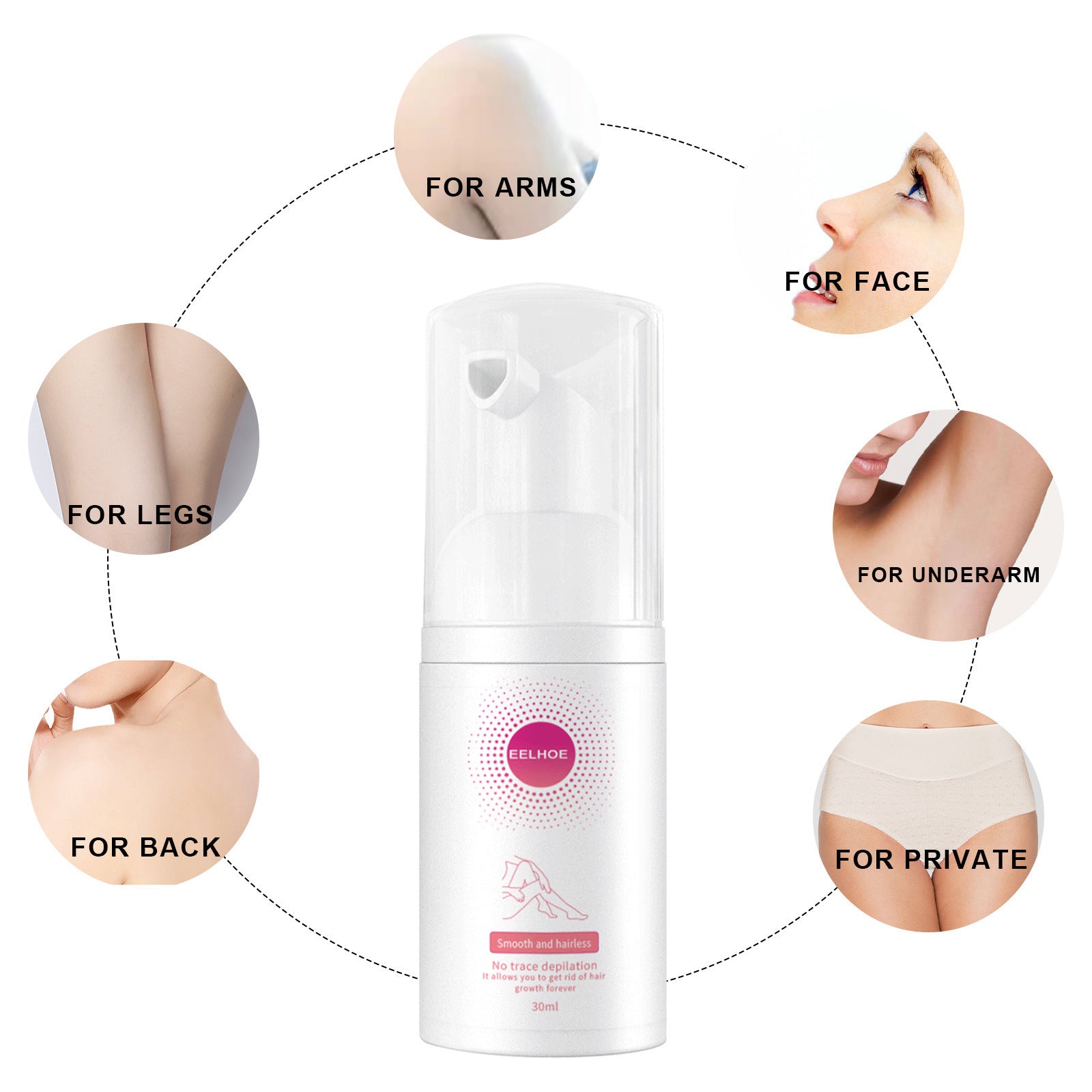Spray Mousse Dépilatoire Ultra-Doux