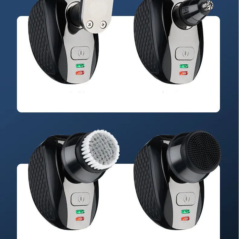 Rasoir électrique rechargeable multifonctionnel 6 en 1