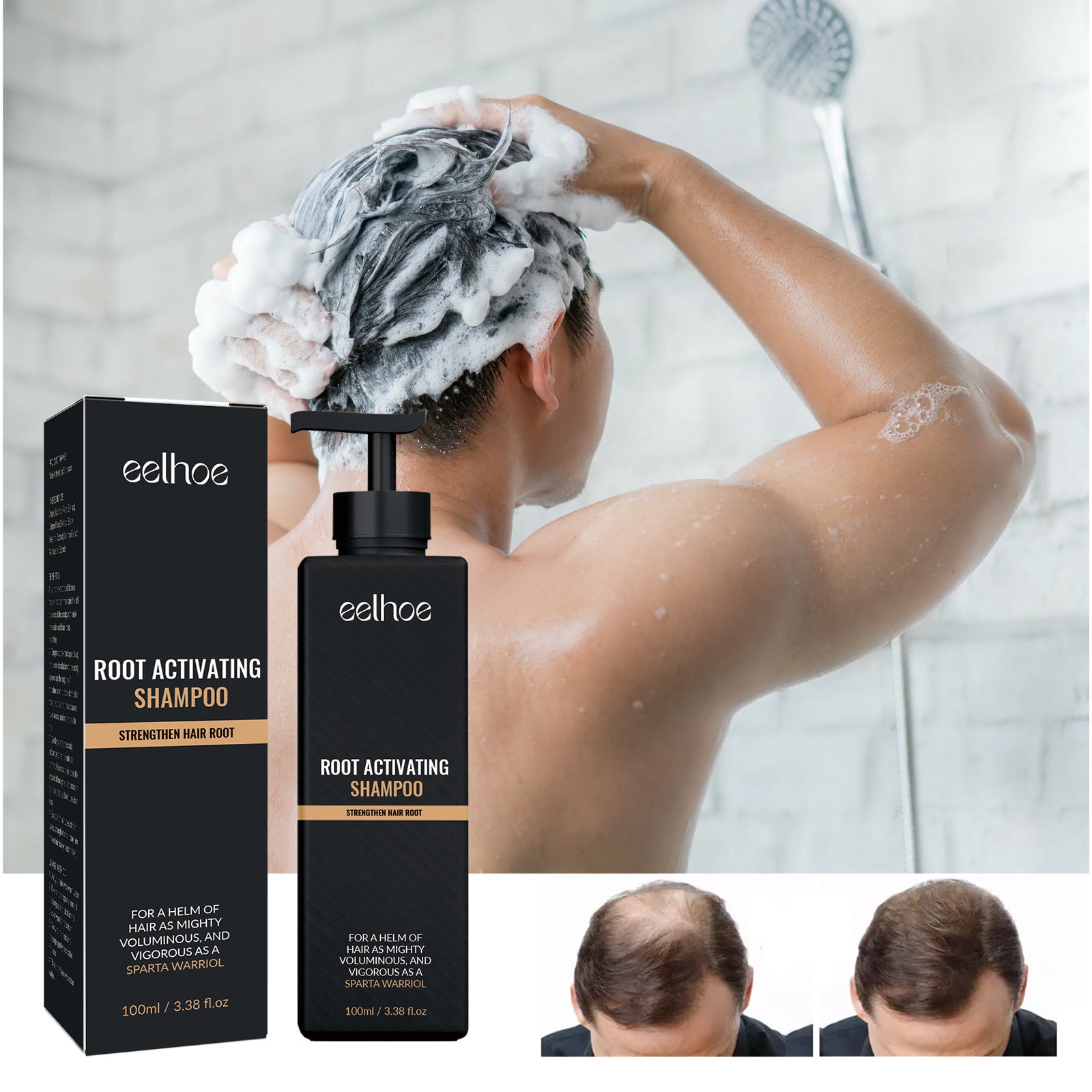 Shampoing Activateur de Racines – Noirceur & Cheveux Plus Épais