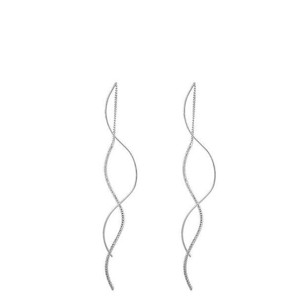 Pendiente curvado - Joyas-Para-Mujer.com