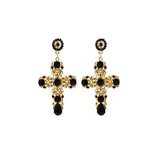 Pendiente mujer cadena cruz - Joyas-Para-Mujer.com