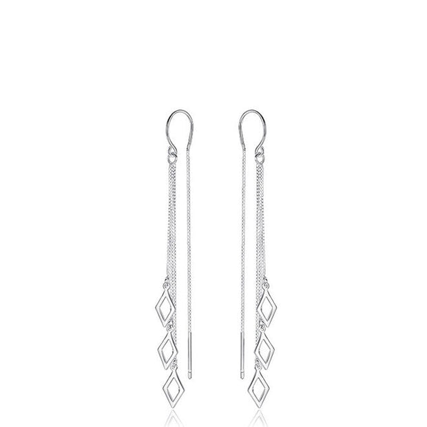 Pendiente rombo - Joyas-Para-Mujer.com