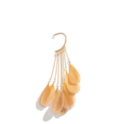 Pendiente pluma - Joyas-Para-Mujer.com