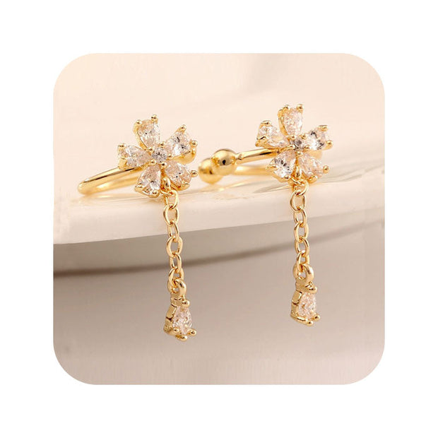 Pendiente cadena cartílago - Joyas-Para-Mujer.com