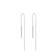 Pendiente barra plata - Joyas-Para-Mujer.com