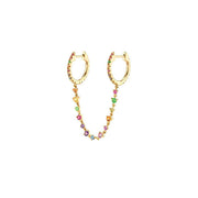 Pendientes de fantasía coloridos - Joyas-Para-Mujer.com
