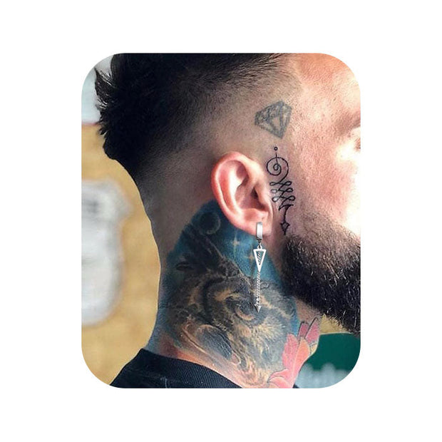 Pendiente hombre cadena - Joyas-Para-Mujer.com