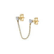 Pendiente colgante diamante falso - Joyas-Para-Mujer.com