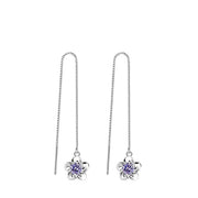 Pendiente zafiro - Joyas-Para-Mujer.com