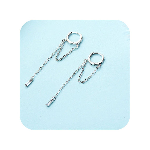 Aro de plata para oreja - Joyas-Para-Mujer.com