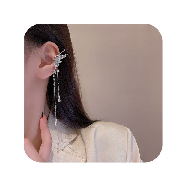 Pendiente ala de ángel - Joyas-Para-Mujer.com