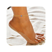 Tobillera azul - Joyas-Para-Mujer.com