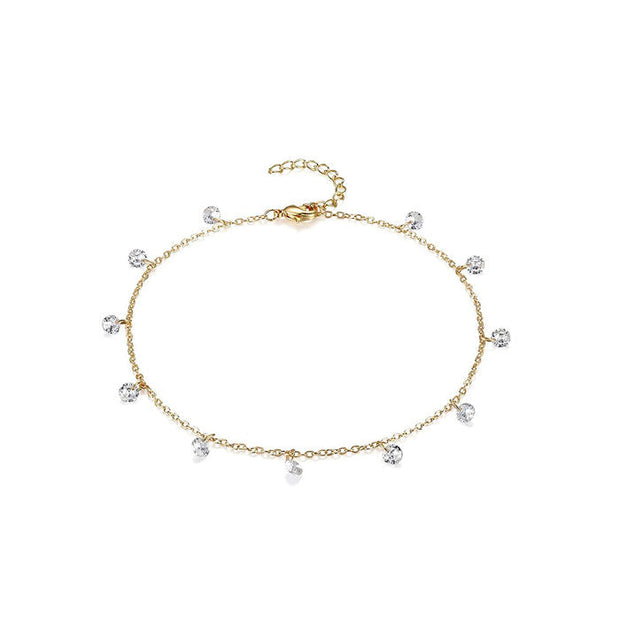 Tobillera diamante - Joyas-Para-Mujer.com