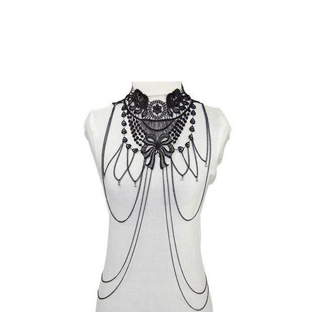 Collar encaje - Joyas-Para-Mujer.com