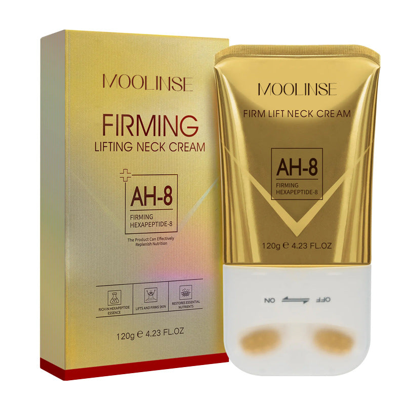 Crème de massage liftante et raffermissante pour le cou