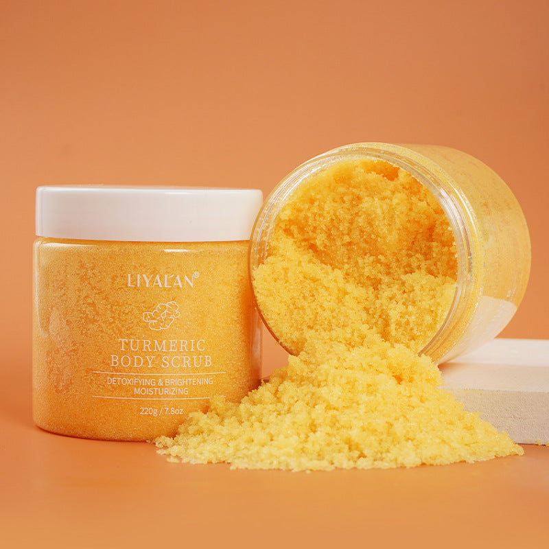 Gommage Visage et Corps Pour Peau Terne Curcuma Nettoyage Profond