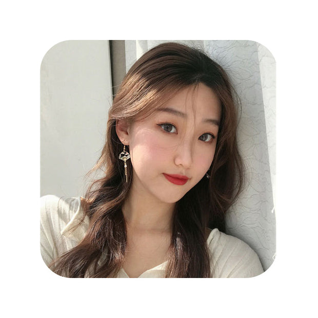 Pendiente asiático - Joyas-Para-Mujer.com