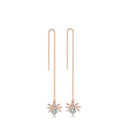 Pendiente cadena araña - Joyas-Para-Mujer.com