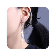 Pendiente cadena gótica - Joyas-Para-Mujer.com