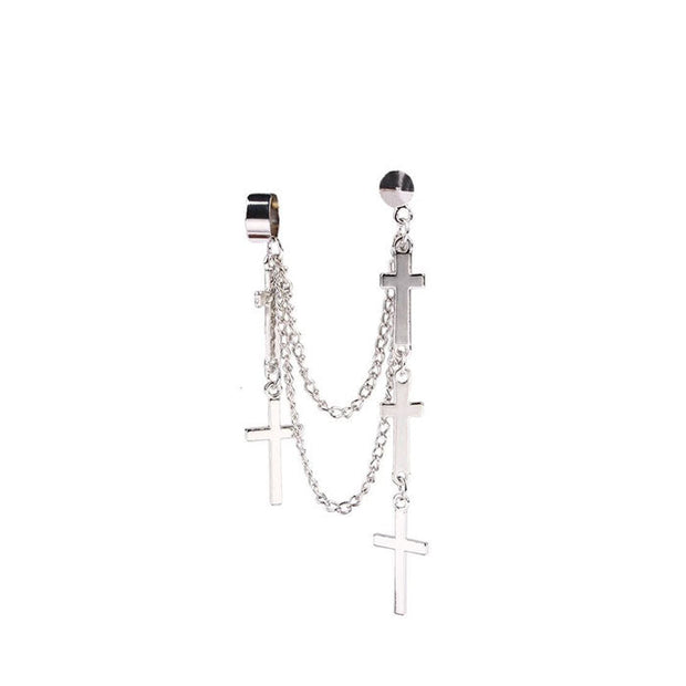 Pendiente cadena gótica - Joyas-Para-Mujer.com