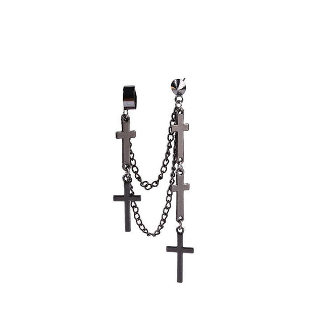 Pendiente cadena gótica - Joyas-Para-Mujer.com